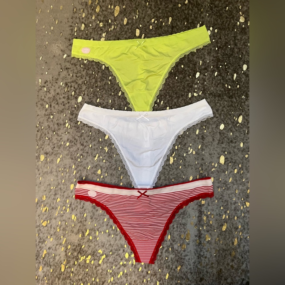 NWT Love By Gap Seamless Thongs XL (Lot of 3)